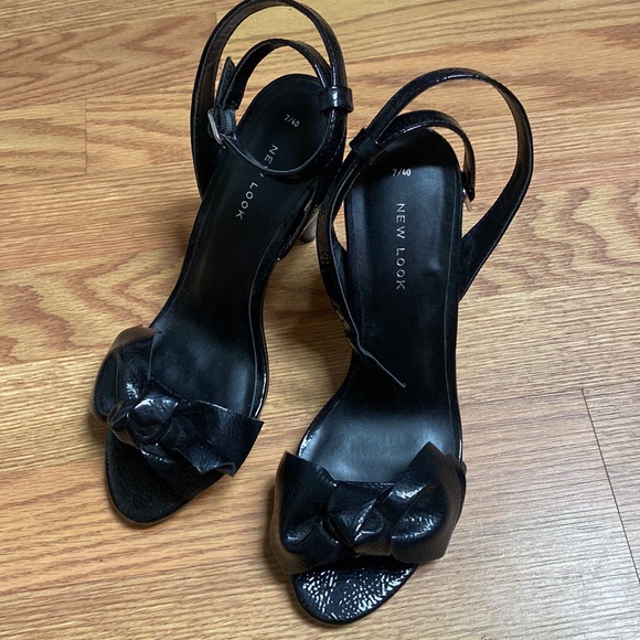 Asos zara style sandals bow shoes - Picture 2 of 5